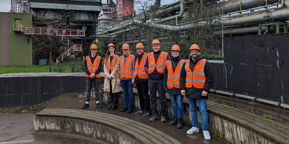 Mitarbeiter:innen des Projekts DIONA bei Thyssenkrupp Steel 
