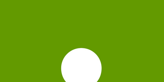 Icon-Darstellung einer weißen Glühbirne auf grünem Hintergrund
