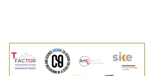 Logos von sfs-Projekten mit Fokus auf Sozialen Innovationen