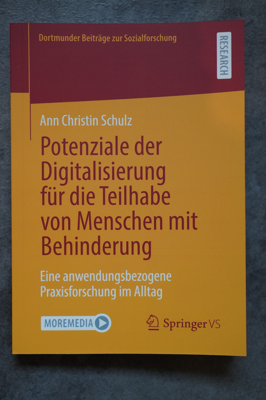 Ann Christin Schulz - Potentiale der Digitalisierung für die Teilhabe von Menschen mit Behinderung Ann Christin Schulz - Potentiale der Digitalisierung für die Teilhabe von Menschen mit Behinderung