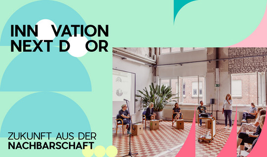 Innovation Next Door - Zukunft aus der Nachbarschaft_Dortmund Innovationshauptstadt Flyer von „INNOVATION NEXT DOOR – Zukunft aus der Nachbarschaft“