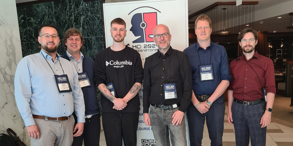 Gruppenfoto bei HCI Konferenz