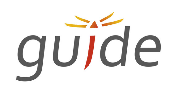 Logo von "GUIDE - Gesundheit unterstützen in dauerhafte Erwerbsarbeit"