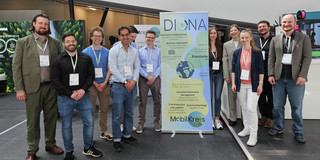 Mitarbeiter:innen des Projekts DIONA bei den Circularity Days