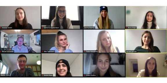 Videokonferenz des Teams der "Get Online Week"