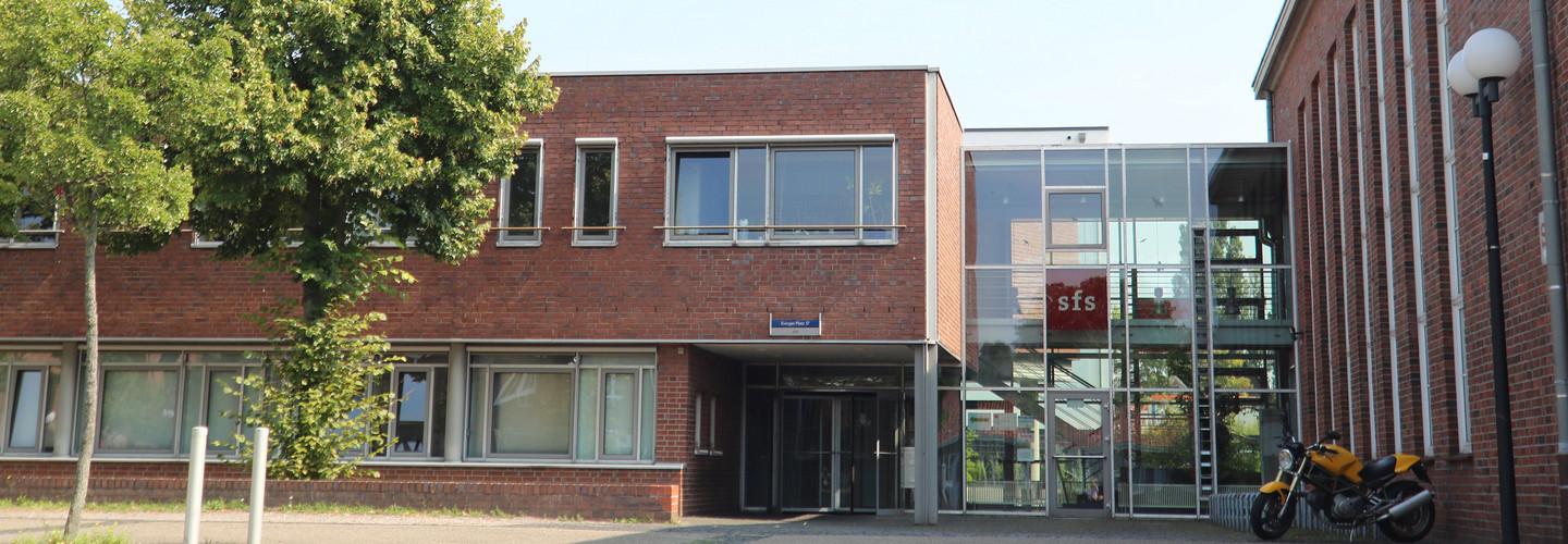 Main entrance of the Social Research Center in Dortmund