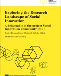 Cover von "Exploring the Research Landscape of Social Innovation - A deliverable of the project Social Innovation Community (SIC)"