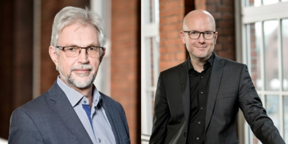 Collage: Portraitfotos von Jürgen Howaldt und Christoph Kaletka