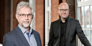 Collage: Portraitfotos von Jürgen Howaldt und Christoph Kaletka