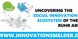 Flyer zum Innovationsmelder für das Ruhrgebiet