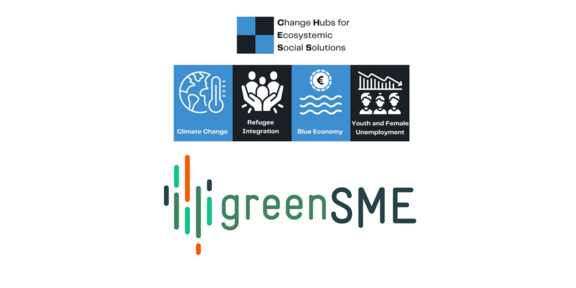 Logo Chess und Logo greenSME Logo Chess und Logo greenSME