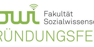 Fakultät Sozialwissenschaften TU Dortmund - Gründungsfeier Schriftelement "Gründungsfeier der Fakultät Sozialwissenschaften am 15.01.2021" in hellgrüner TU-Dortmund-Schriftfarbe und dem Logo der Fakultät Sozialwissenschaften