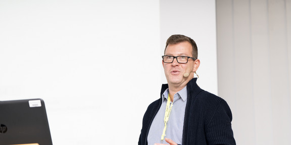 Jens Maylandt spricht bei der Keynote