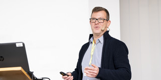 Jens Maylandt spricht bei der Keynote