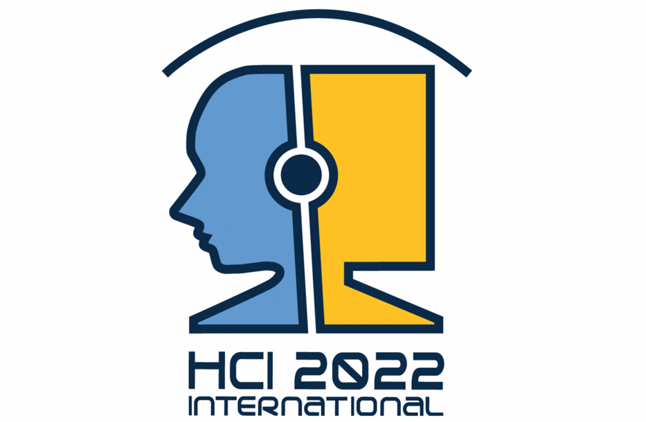 Logo der Konferenz "HCI International 2022. 24th International Conference On Human-Computer Interaction"