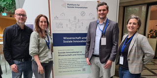 The sfs Team at the platform event