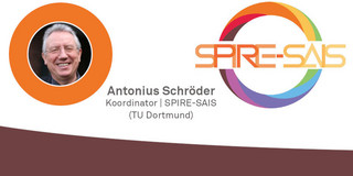 Fotocollage von Antonius Schröder zusammen mit dem Logo vom Projekt SPIRE-SAIS