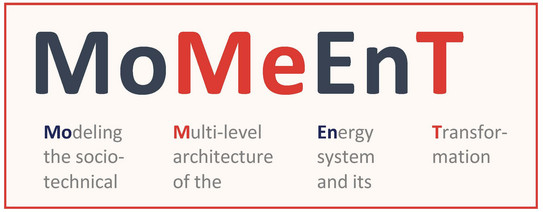 Logo of the Modeling the socio-technical Multi-level architecture of the Energy system and its Transformation project